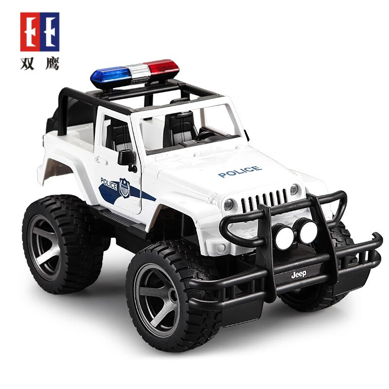 遥控车双鹰遥控警车Jeep警务车汽车玩具车质量靠谱吗,坑不坑人看完这个评测就知道了！