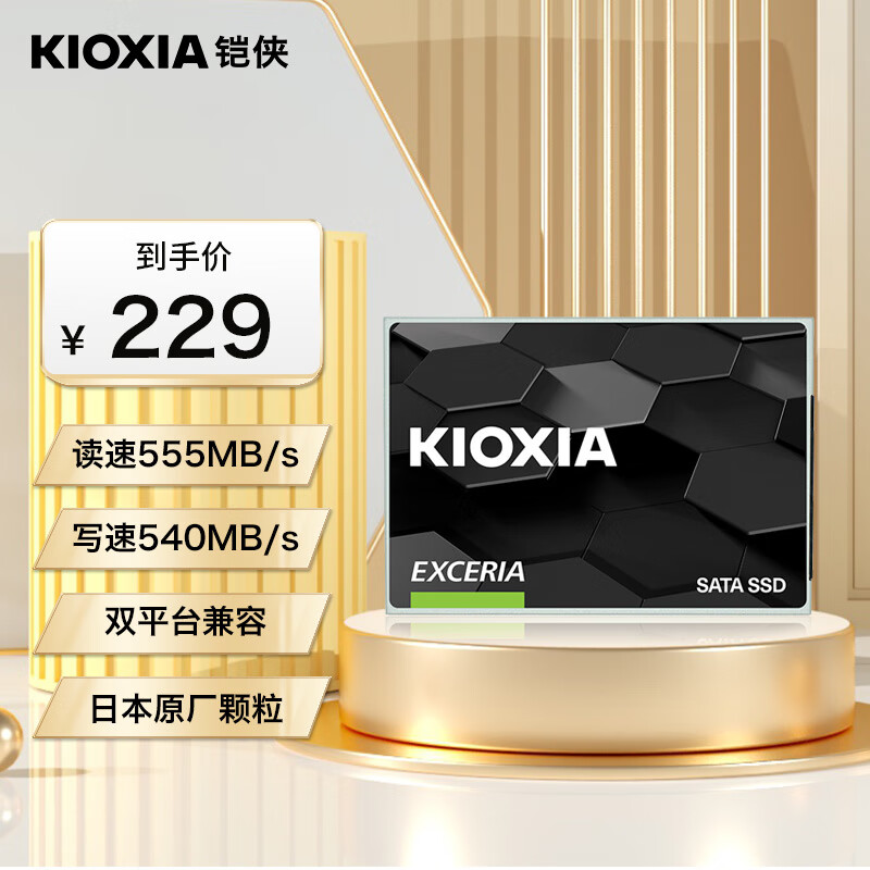 铠侠（Kioxia）480GB SSD固态硬盘 SATA接口 EXCERIA SATA TC10系列属于什么档次？