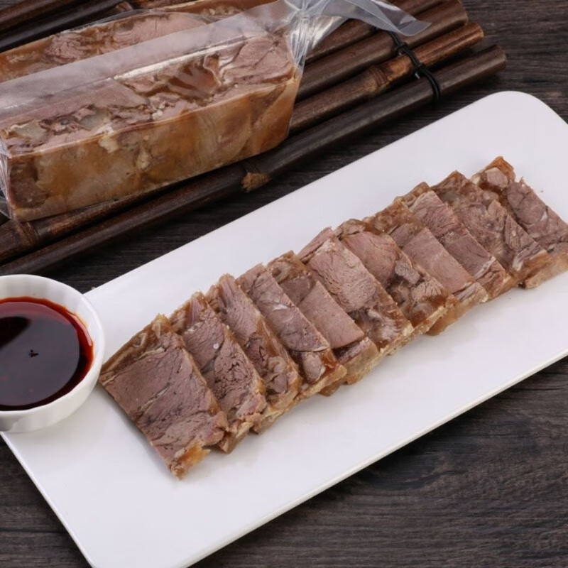 贝棋禾羊糕冻250g真空熟羊肉糕开袋即食白切羊肉冻羊羔年货熟食z