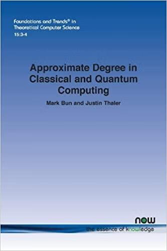 预订 approximate degree in classical and quantum computing