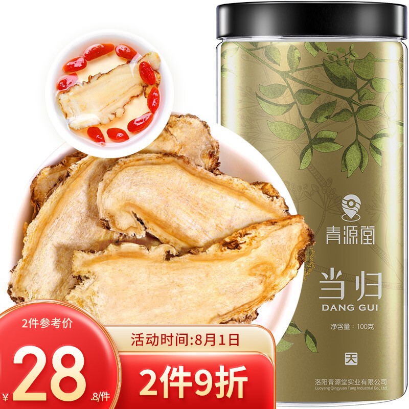 当归片100g：价格走势及品质解析