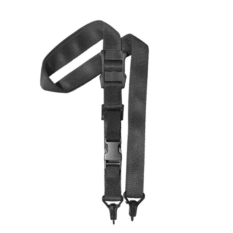 191高精狙多功能三点式新式枪背带冲锋枪系统携行装具战术背带 黑色