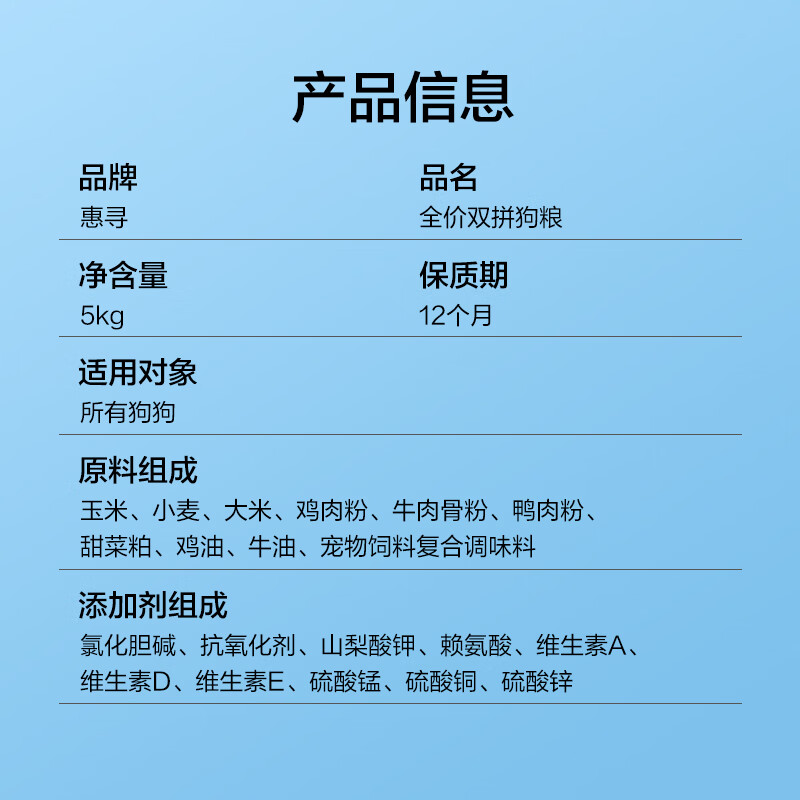 惠寻5kg狗粮真实使用感受,真相揭秘入手感受