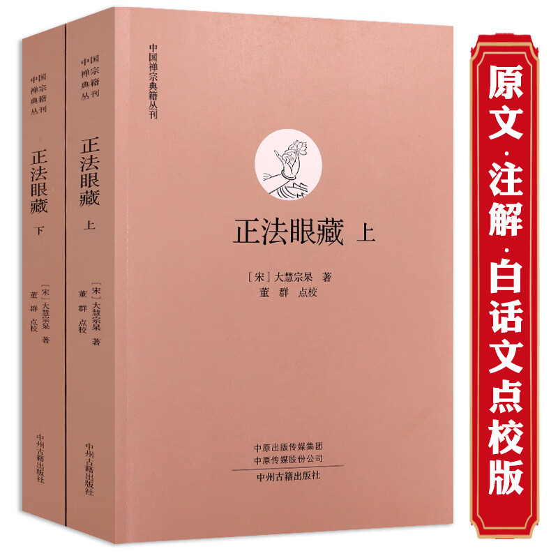 600余页正法眼藏（上下册）禅宗高僧法语文白话文点校大慧宗杲著佛法佛教佛经佛学入门书籍中国禅宗典籍丛 禅宗典籍丛