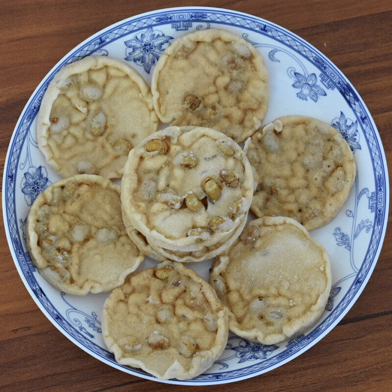宜享健康虎钢馋铁勺饼龙川月亮小吃零食花生豆巴子河源客家特产 黄豆