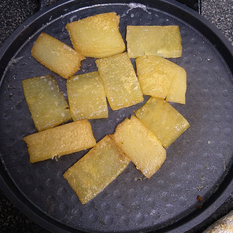 连云港赣榆特产黄粉凉粉豌豆粉绿豆粉油煎地瓜粉美味小吃2斤一份 吃2