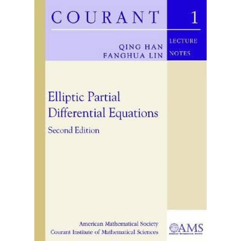 现货 椭圆偏微分方程 Elliptic Partial Differential Equations