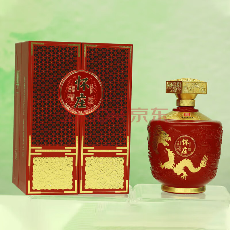 怀庄1983龙禧酒 53度 酱香型 怀庄龙年纪念酒 高端礼盒整箱装 中秋节送礼 53%vol 1500mL 1坛 辉煌腾达/含礼袋