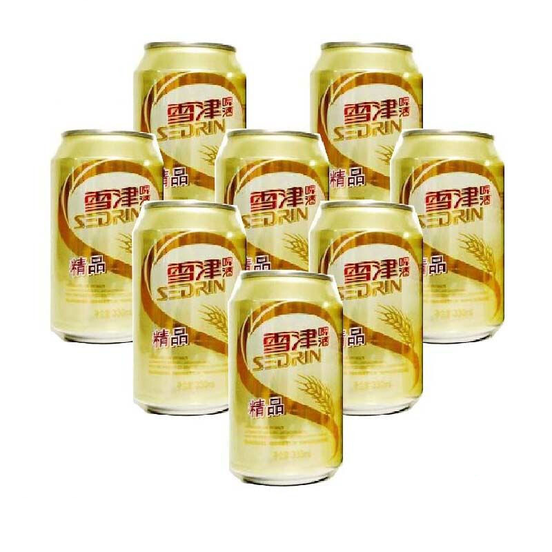 雪津啤酒 330ml*8罐装 精品易拉罐英博