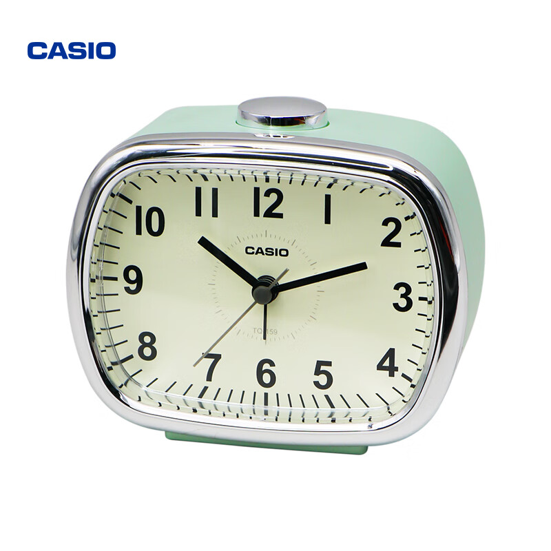 卡西欧(casio 闹钟 学生儿童可爱闹铃钟 创意时尚卧室床头闹表 简约