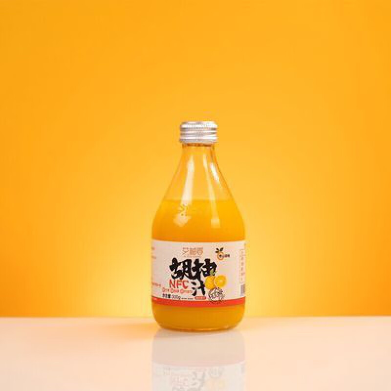 食怀常山艾佳纯果汁饮料胡柚汁橙汁NFC原榨新鲜小瓶0脂 300mL*15瓶