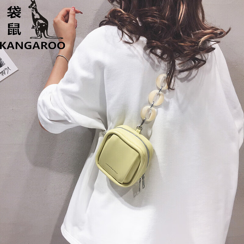袋鼠(kangaroo)包包女小众质感新款韩版ins网红迷你小包流行少女单肩