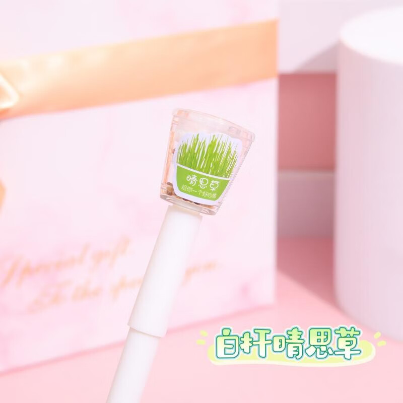 5mm签字笔水笔 【晴思草】白杆1支