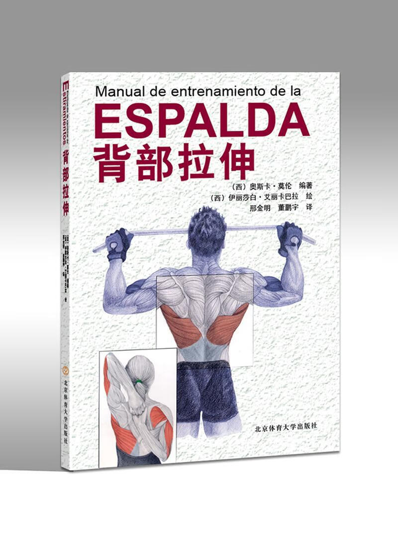 背部拉伸:人体解剖-肌肉锻炼-拉伸练习奥斯卡·莫伦北京体育大学出版社9787564418250 运动