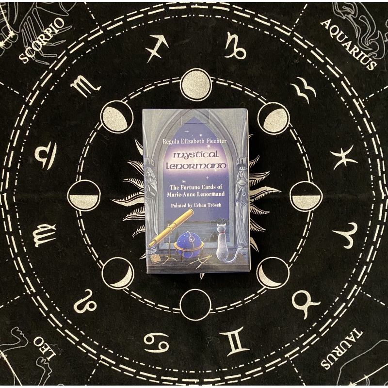 吾诺 mystical lenormand 雷诺曼英文定制卡牌配牌袋游戏卡牌 雷诺曼(