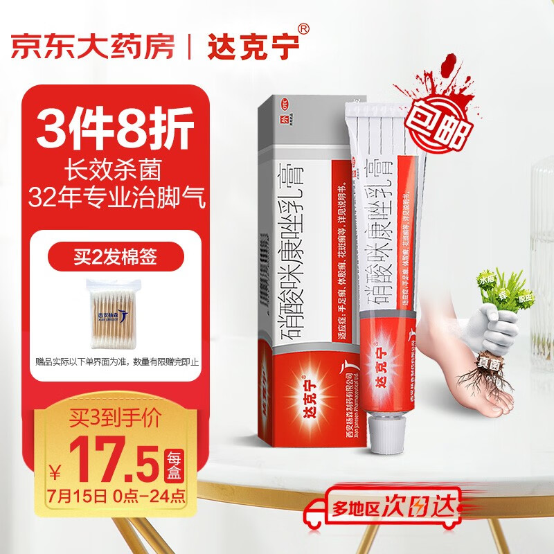 达克宁硝酸咪康唑乳膏价格走势分析