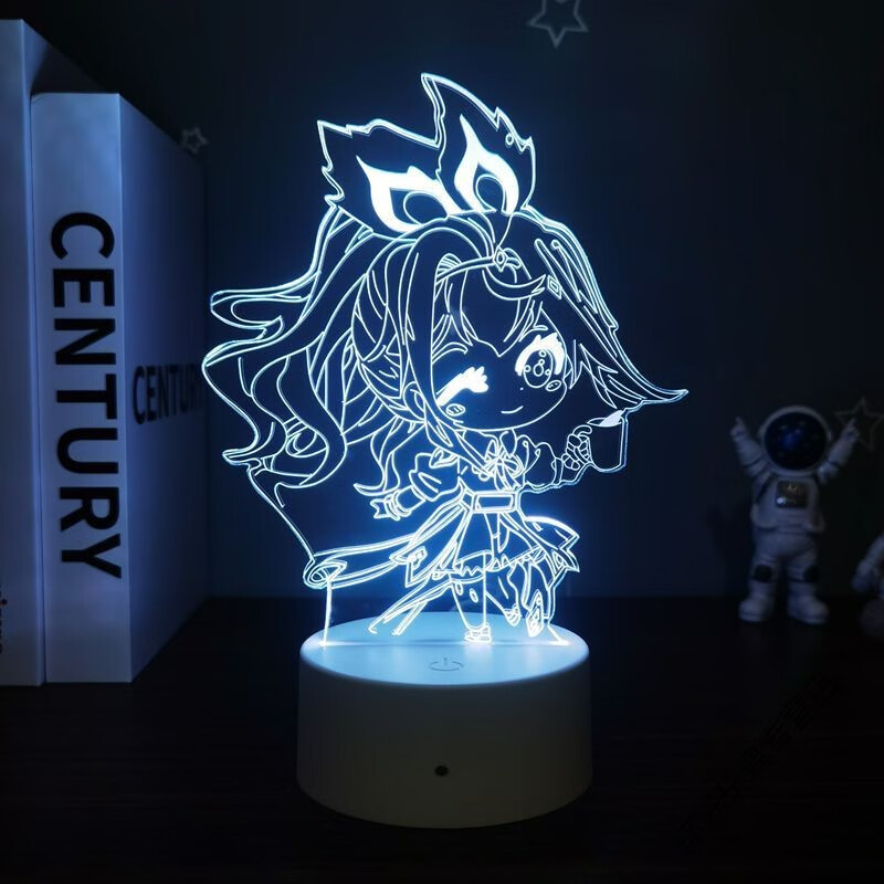 动漫周边手办小夜灯宿舍桌面摆件装饰灯送朋礼物 斗罗大陆-小舞q版