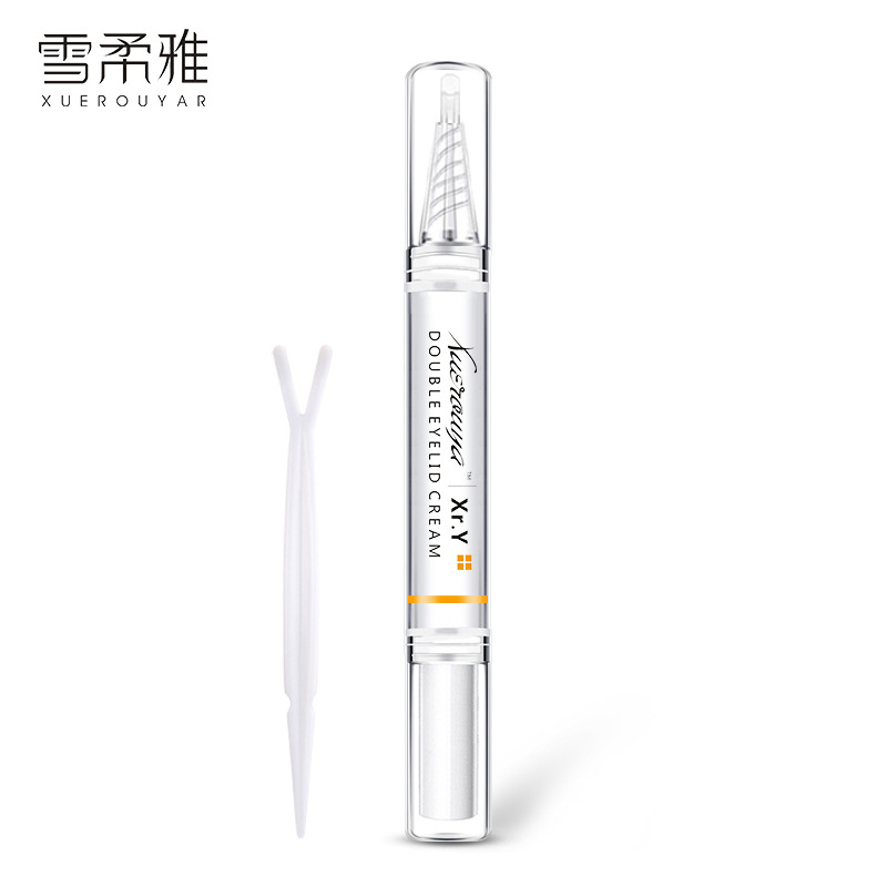 【网红推荐】双眼皮定型霜 雪柔雅美目霜自然精华非双眼皮贴 大眼无痕隐形防水防过敏5ml 送定型Y叉