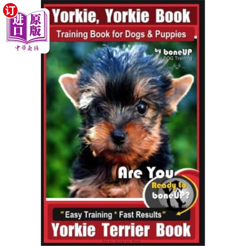 海外直订yorkie, yorkie book training book for dogs and puppies