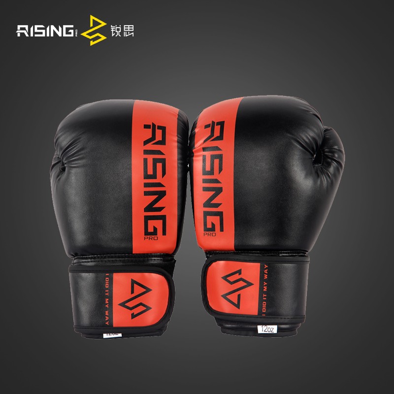 rising锐思pro版拳击手套 成人拳击手套 散打格斗 打沙袋手套