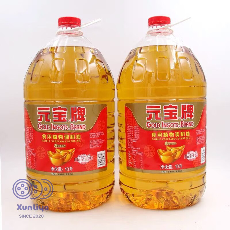 食怀元宝调和油10l食堂商用煎炸餐饮装元宝牌煎炸 元宝调和油 10l ×2