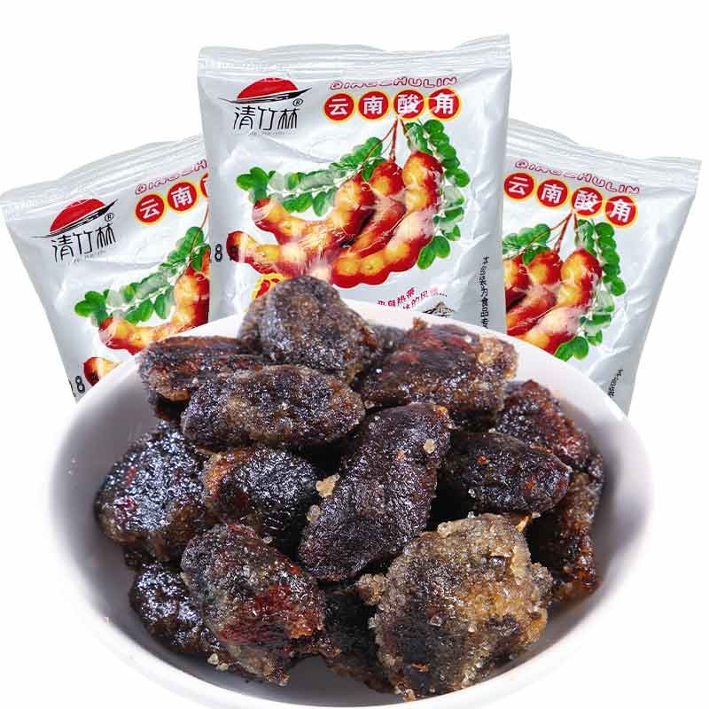 清竹林酸角云南特产酸角糕糖酸甜角果糕8090后老式怀旧休闲小零食 5包