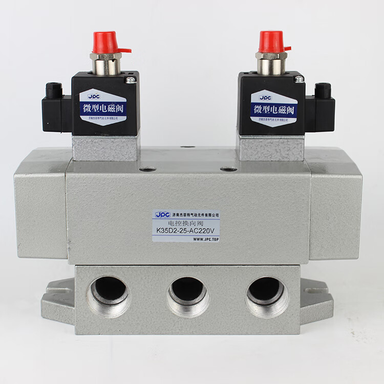 元族济南杰菲特电控换向阀k35d2-6/8/10/15/25y-dc24v k35d2-8-dc24v
