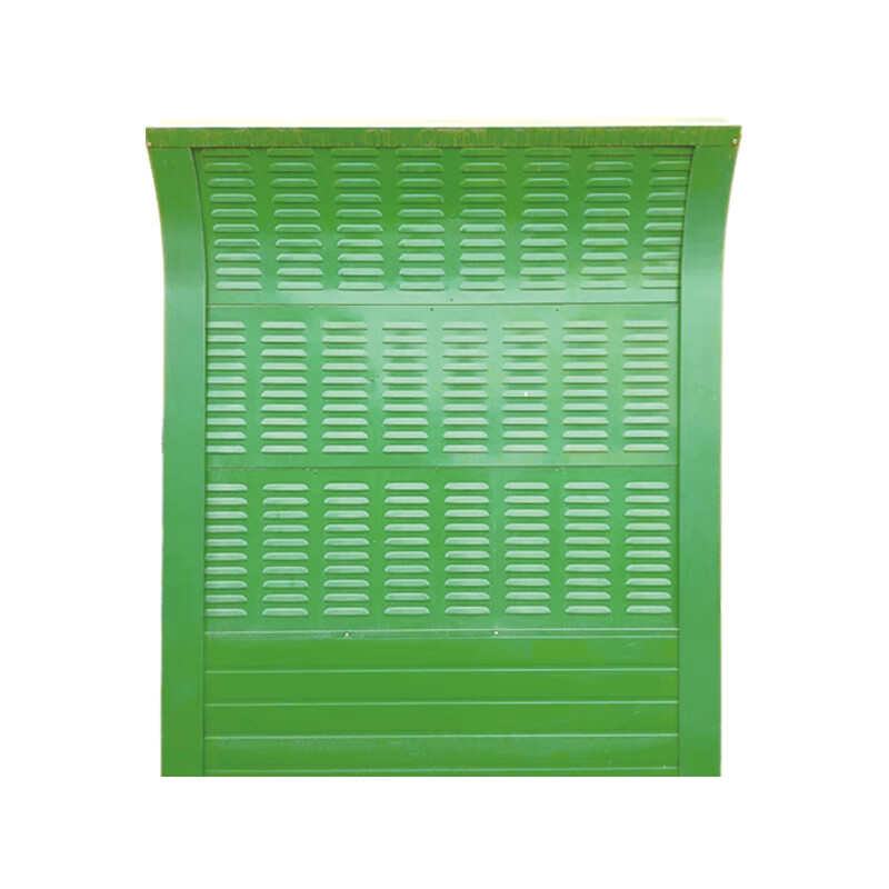 妙普乐空调外机隔音板 高速公路声屏障工厂隔音墙户外隔音板隔音屏空调 绿色 来图定制 0cm