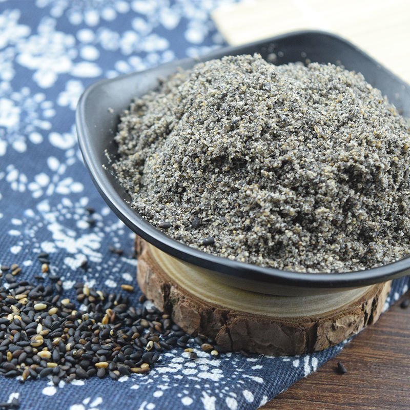 熟黑芝麻粉5斤袋装 新货即食干吃黑芝麻粉500g五谷杂粮 3斤