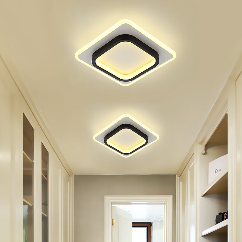 凯佐 创意过道灯走廊灯led简约现代天花吸顶灯入户玄关灯门厅阳台灯具