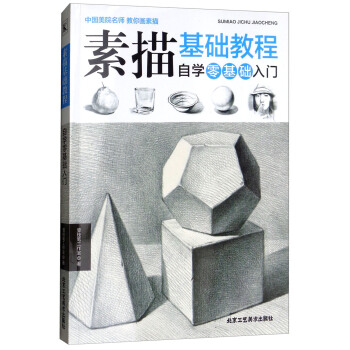 中国美院名师 教你画素描:素描基础教程(自学零基础入门) 壹枝笔工作
