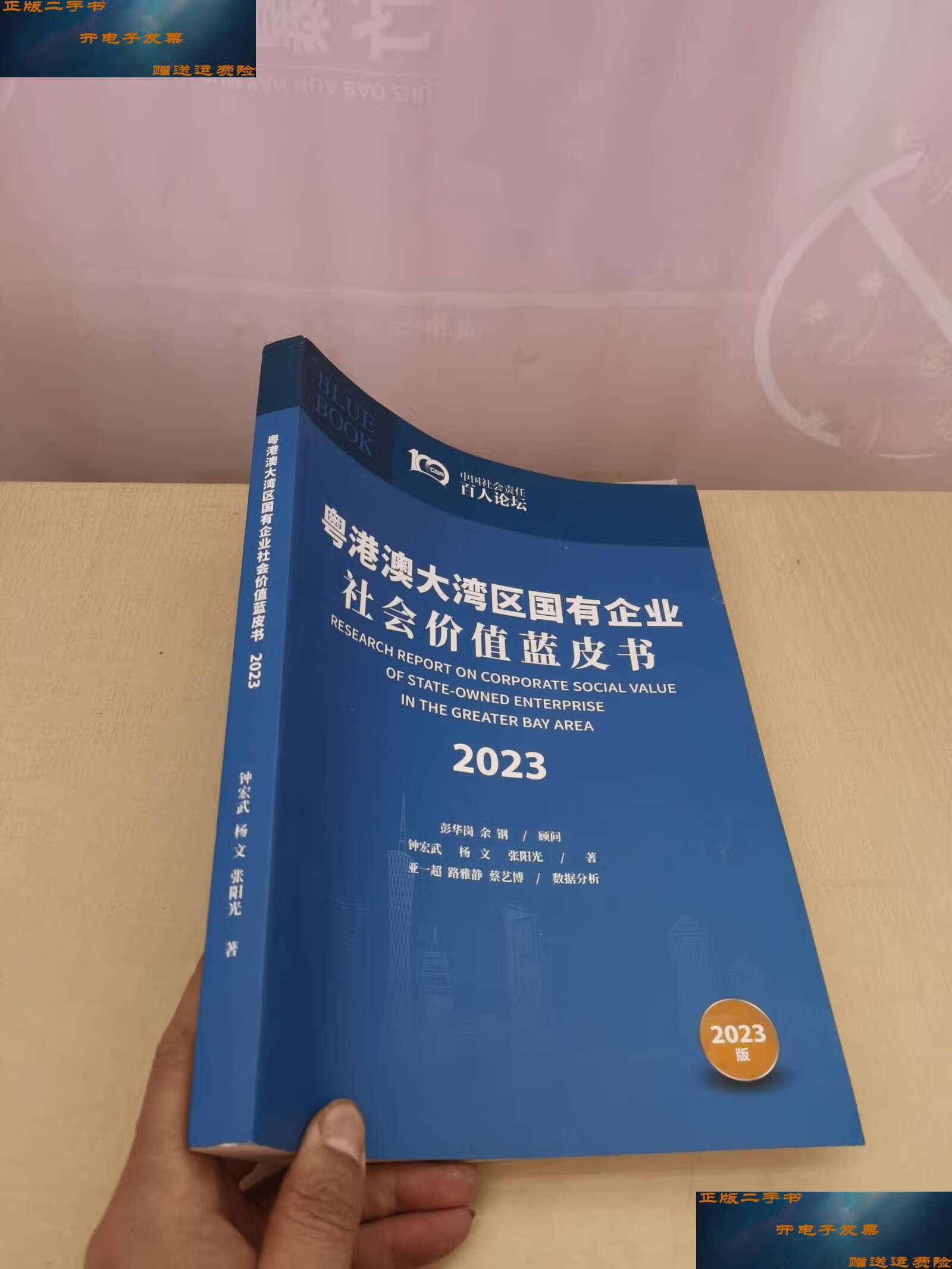 【二手9成新】粤港澳大湾区国有企业社会价值蓝皮书(2023版) /钟宏武