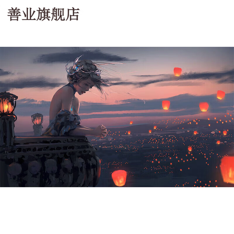 善业鬼刀海报动漫二次元墙贴卧室学生宿舍超大墙纸冰雪公主贴 鬼刀004