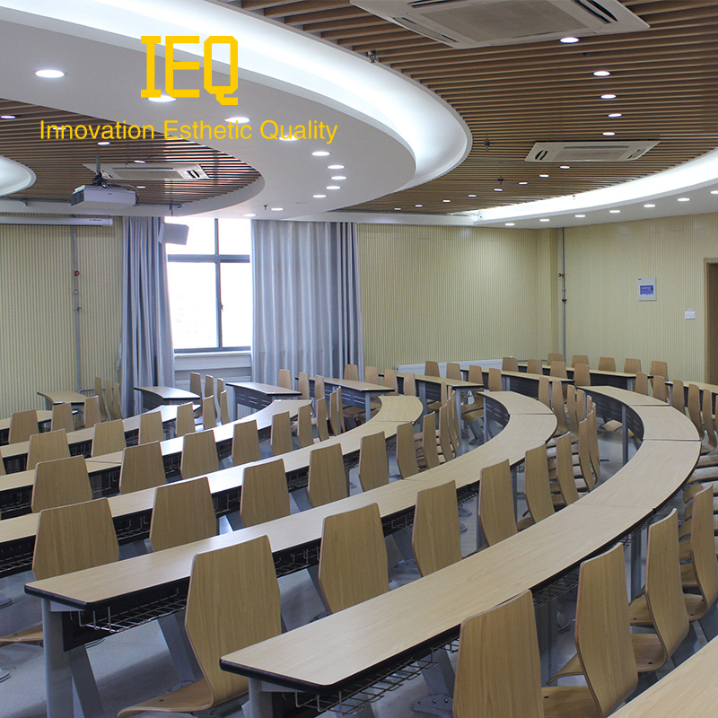 ieq阶梯教室课桌椅可前后移动报告厅排椅会议室大学学校弧形桌椅 课桌
