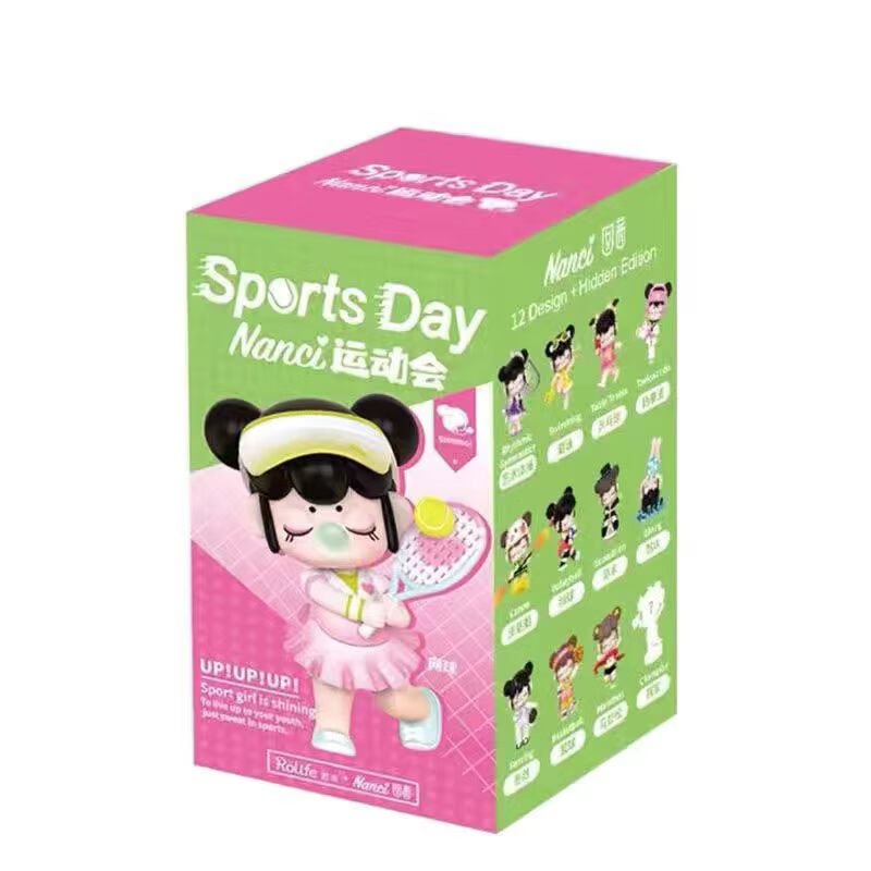 正版现货 若来囡茜nanci运动会系盲盒指定款确认卡通公仔手办摆件