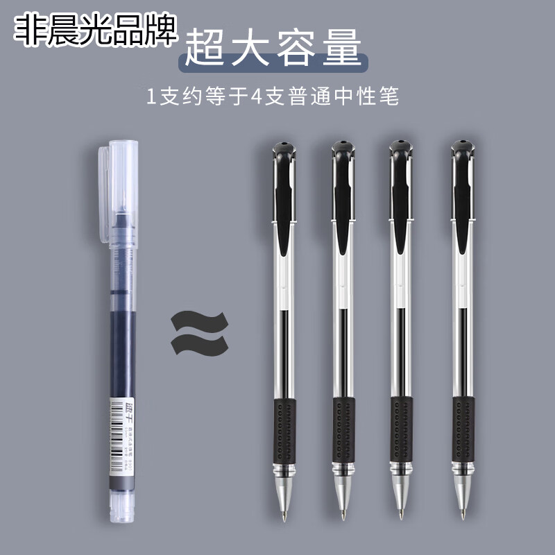 晨光（M&G） 中性笔晨光直液式走珠笔黑色0.5mm大容量直液笔速干水笔考试学生用作业神奇刷题笔 【奥博直液式】黑色20支高性价比高么？