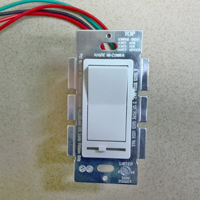 美规ul调光器120型滑动式可控硅调光开关led灯调光器美式调光600w