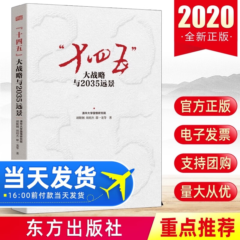 2020年 十四五大战略与2035远景 胡鞍钢鄢一龙解读十九届五中全会 中国经济政府规划领导干部智库