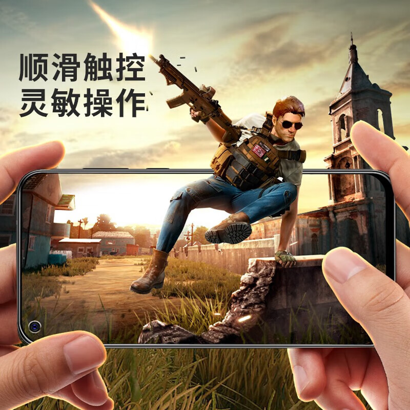 闪魔【甄选好物】 荣耀Play3钢化膜 Play3抗蓝光高清防爆抗指纹全玻璃 Play3【加强版双倍抗指纹】2片装+神器 贴坏包赔