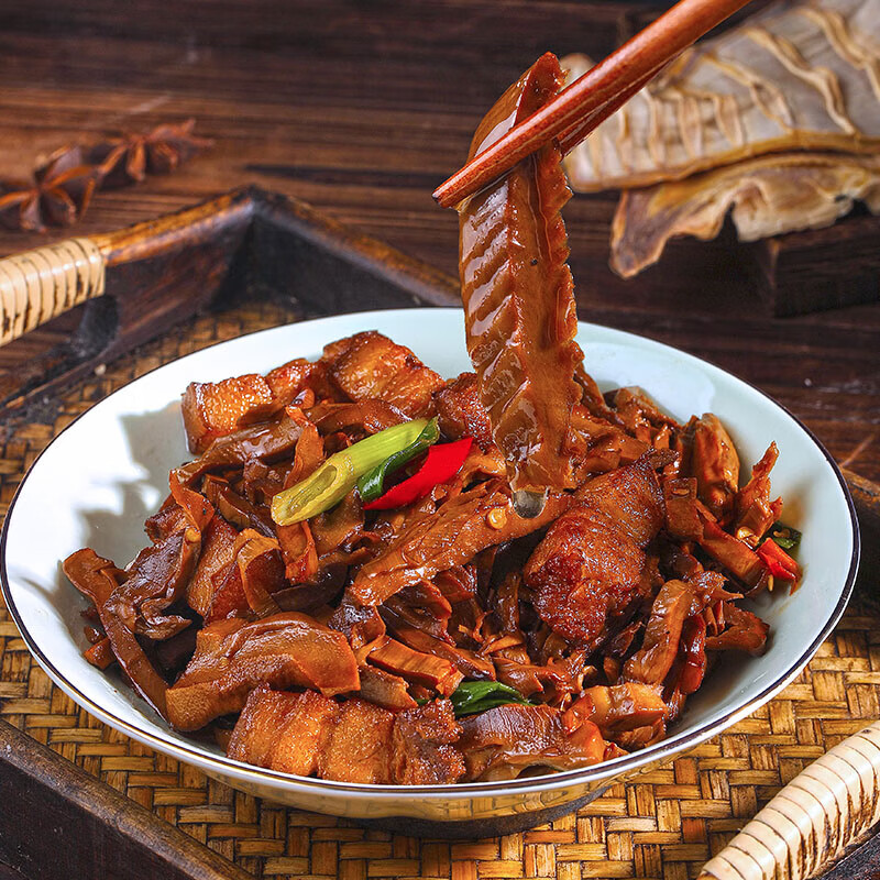 银祥笋干烧肉五花肉熟食菜加热即食 笋干烧肉350g