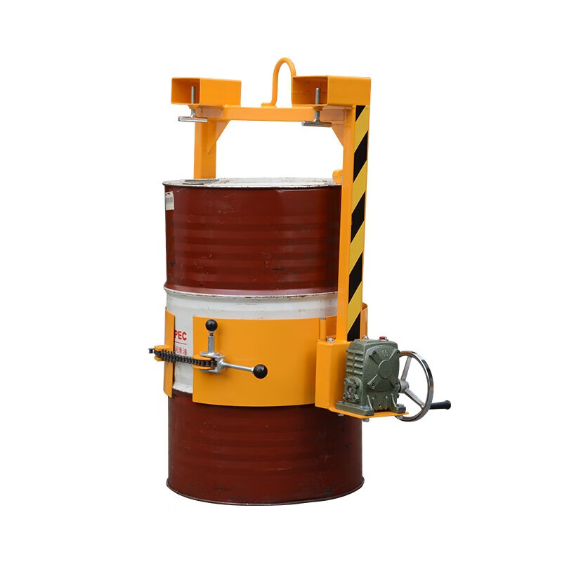 扬笙福油桶翻转器叉车吊具圆通倒料车夹具翻转抱桶器 l00
