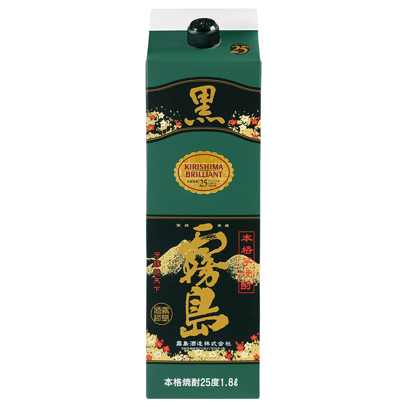 黑雾岛 日本烧酒 洋酒本格甘薯烧酒 地瓜烧烧酒 黑雾岛 本格甘薯烧酒 【黑雾岛纸盒装】1800ml