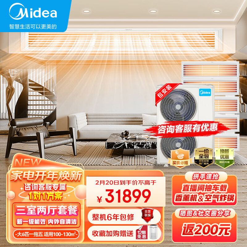 【求反馈】美的MDS-H160W-A(1)Ⅱ中央空调评测：怎么样？插图