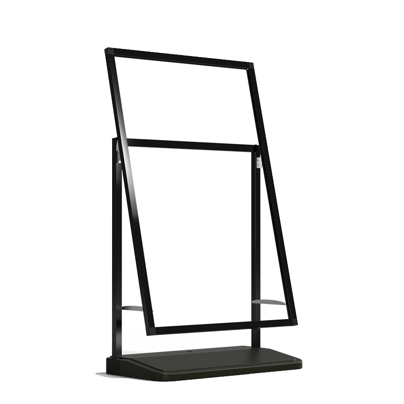 带滑轮】海报架防风广告牌门口水牌广告架展示架立式落地立牌招聘展架