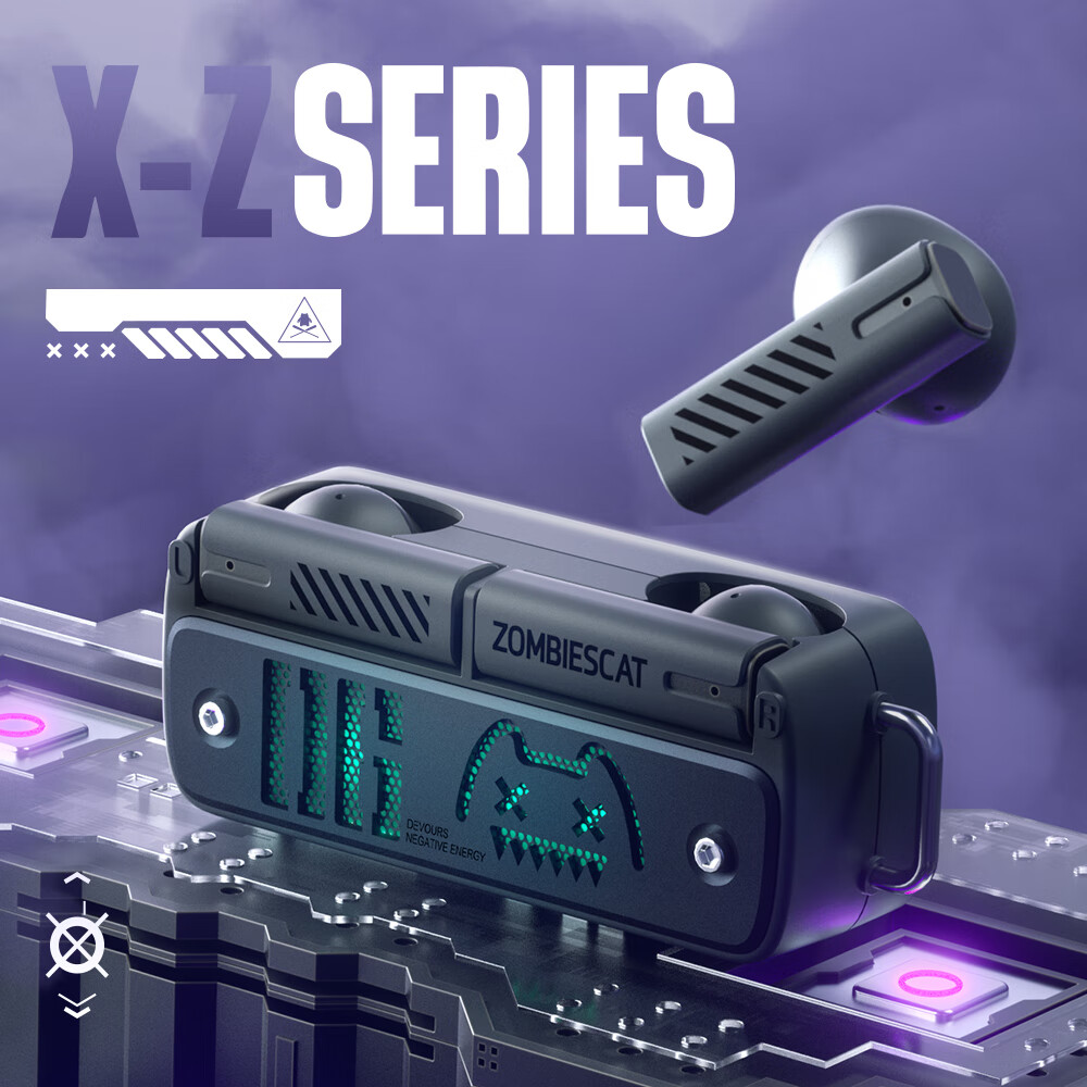 魔鬼猫魔鬼猫蓝牙耳机半入耳式音乐高音质超长续航蓝牙5.4游戏低延迟运动户外运动跑步适用苹果华为小米 灰【蓝牙5.4丨超长续航】