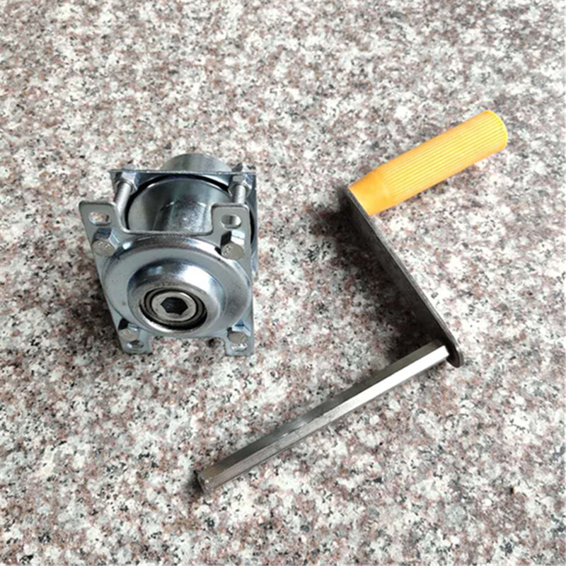 户外旗杆手摇升降器绕绳器手摇杆内置手摇绕线器旗杆配件手搅盘 升降