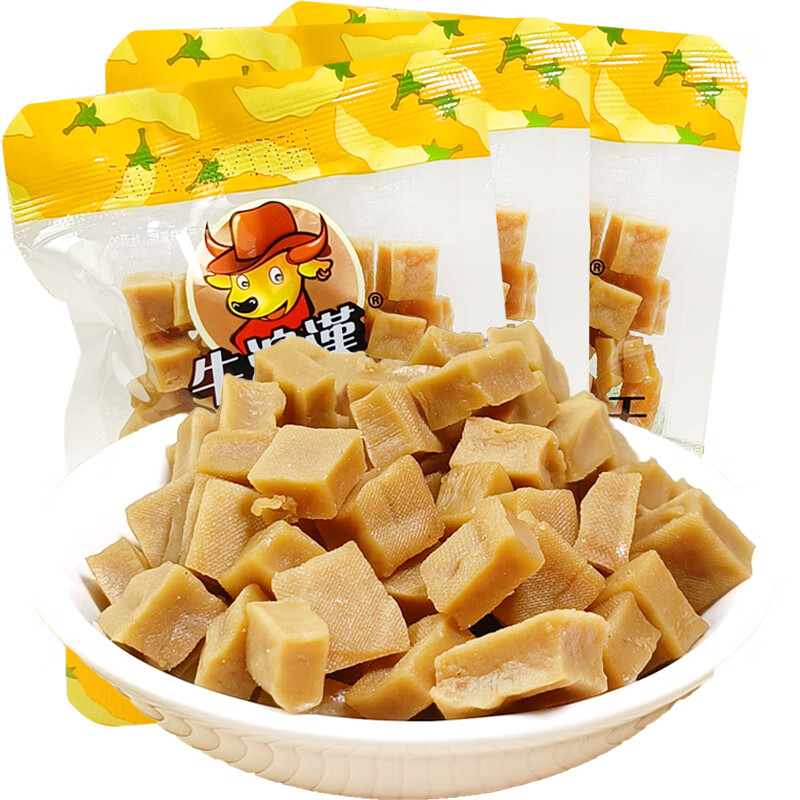 牛浪汉原味颗颗香豆干硬豆腐干卤香五香零食小吃粒粒香干休闲 350g 流