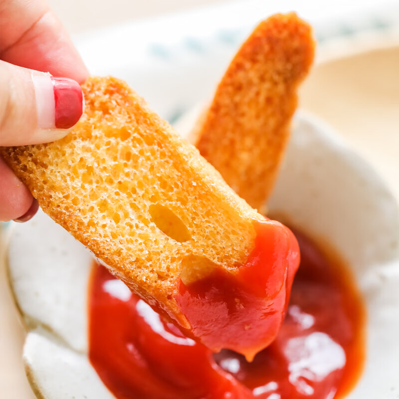 西瓜味的童话法式乳香片奶香片手工现烤黄油面包干酥脆蒜香奶香味烘焙