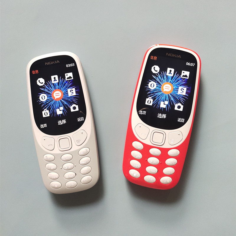 nokia/诺基亚 3310 4g直板按键学生戒网老年机大屏大声热点手机 天