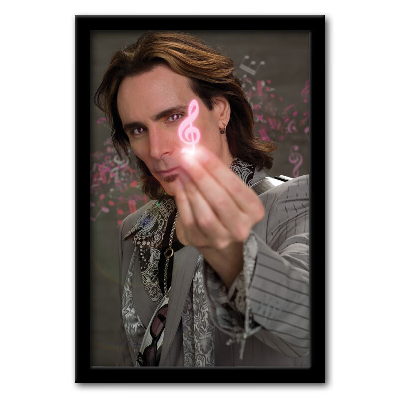 狼天影  steve vai史蒂夫范海报摇滚吉他手大师乐手琴行墙贴画贴纸